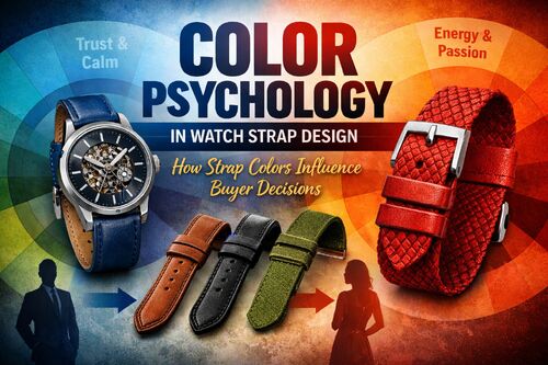 Latest company Solutions about Color Psychology in Watch Strap Design: What Drives Buyer Preferences?