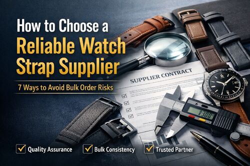 Latest company Solutions about How to Choose a Reliable Watch Strap Supplier