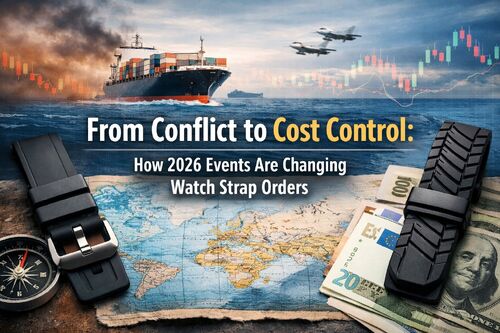 Latest company Solutions about From Conflict to Cost Control: How Real-World Events in 2026 Are Changing Watch Strap Orders