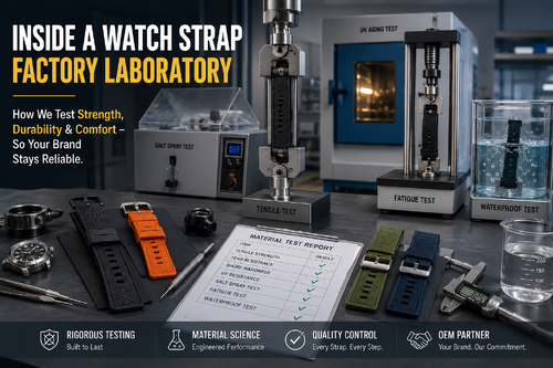 Latest company Solutions about How OEM Watch Bands Survive Tensile, Salt Spray & Fatigue Testing