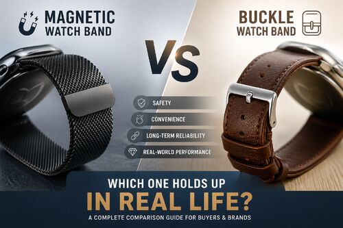 latest company news about Magnetic vs Buckle Watch Bands: Which One Actually Holds Up in Real Life?