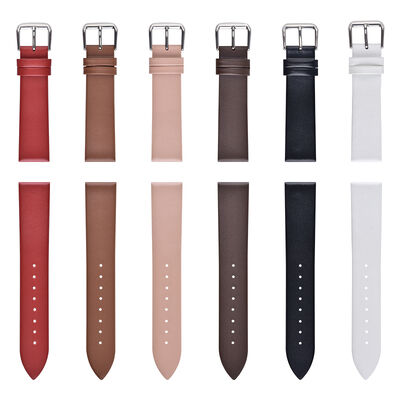 Retro Multi-Color Genuine Leather Watch Strap