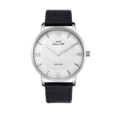 Business Quartz Watch With Convex Sapphire Crystal | Made Of Top-grade 316L Stainless Steel