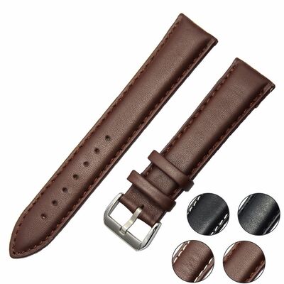 18mm Soft And Durable Genuine Leather Watch Strap · Customizable Logo And Color | MOQ100