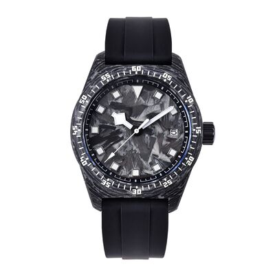 Carbon Fibre Cyberpunk Mechanical Wrist watch