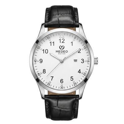 MD703 Men's Business Quartz Watch | Premium Leather & Alloy Wholesale