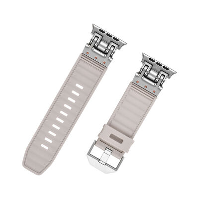Good price Mechanical-style Silicone Watch Strap, Available In Sizes 38mm To 49mm | Custom Logo Options Available. online