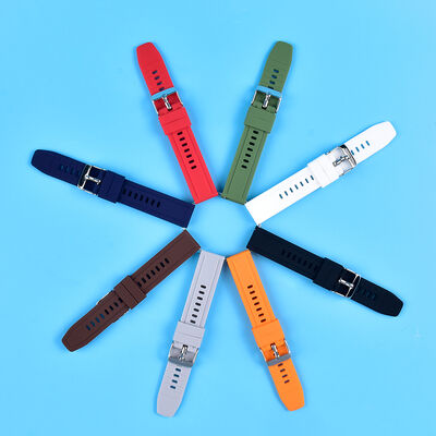 Good price 22MM Custom Eco-friendly Soft Silicone Strap for Sports Smart Watches Sports Watch Band online