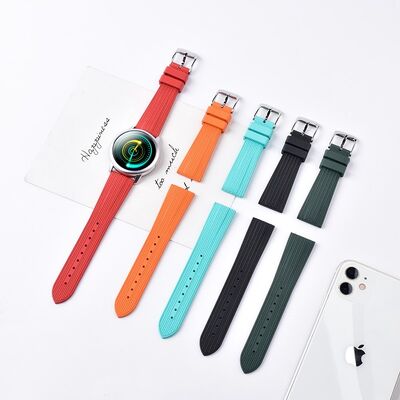 Good price Custom Elastic Smartwatch Band Bracelets 18mm 20mm 22mm Strap FKM Rubber Watchband Applicable Watch Smartwatch for Elastic online