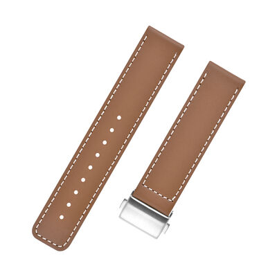 Good price Quick-release Rectangular Genuine Leather Watch Strap · Customizable Colors And Logos online