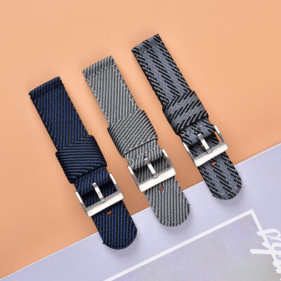 Good price Sports Stretch Elastic Watch Strap for Men Design Watch Band Breathable Nylon Sport Band 18mm/20mm/22mm online