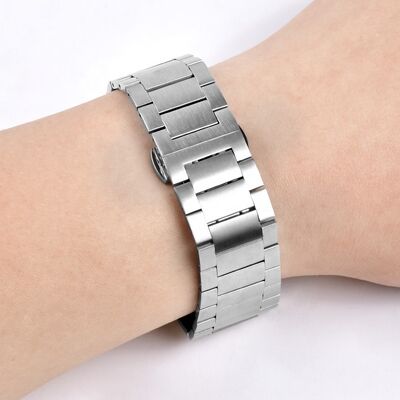 Good price Solid Stainless Steel Watch Band · Compatible With Smartwatches | Logo Customization Available - OEM/ODM online
