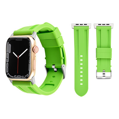 Good price SHX-842A Vibrant Green Silicone Watch Strap · Customizable Sizes And Logos | OEM/ODM - China Wholesale Manufacturer With Fast Global Shipping online