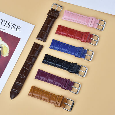 Good price 12-24mm Genuine Leather Watch Strap for Apple Smart Watch IWatch Bamboo Watch Band Shipping method DHL Fedex UPS TNT Aramex online