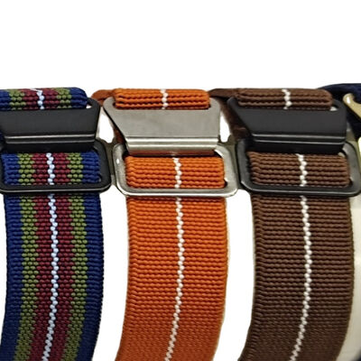 Good price 18.20.22mm Major Troop Parachute Strap Elastic Watch Band Fabric Watch Strap Fashionable and Comfortable for Apple Watch online