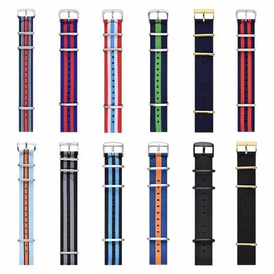 Good price Custom LOGO Luxury Watch Band Adjustable Nylon Strap for Men and Women in Multi Colors online