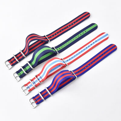 Good price European-style Woven Nylon Watch Strap With PVD Buckle online