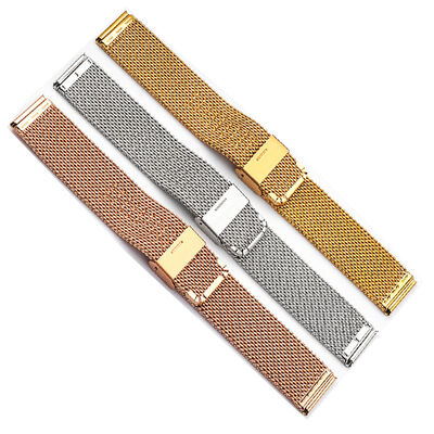 Good price Stainless Steel Gold Watch Bands PVD Yellow Gold PVD Black PVD Rose Gold with Charm online