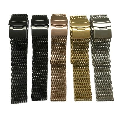 Good price Shark Mesh Watch Strap · Customizable Colors And Logos online
