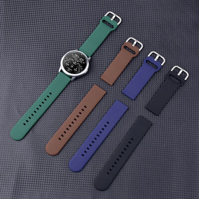 Good price Customizable and Eco-Friendly SHX 22mm Quick Release 4 Colors Smart Silicone Rubber Watch Band Strap for Sport online