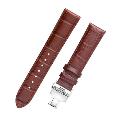 Good price Tang Buckle Genuine Leather Watch Strap for Custom Logo Sport Band Calf Quick Release 18mm 20mm 22mm Durable and Stylish online