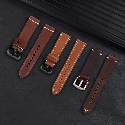 Good price Wasteland-inspired Genuine Leather Strap · Customizable Logo | OEM/ODM - 18~22mm online