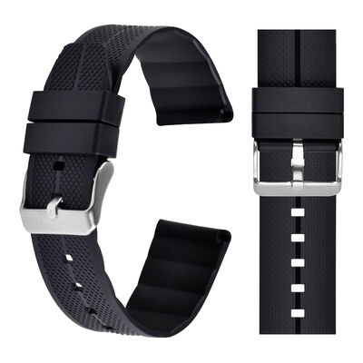 Good price 22mm Quick-Release TPU Watch Strap | Customizable Logo | MOQ500 online