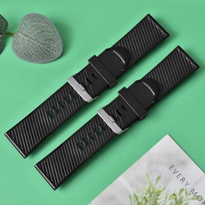 Good price Customer's LOGO TPU Rubber Watch Strap 3D Printed 22mm Silicone Strap for Smart Watch online