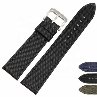 Good price Fabric SHX Black Waterproof Sailcloth Watch Straps for Interchangeable Fast Shipping via Top and Shipping Methods online
