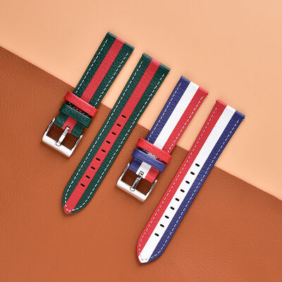 Good price Liberal-style Engraved And Lacquered Watch Strap · 18/20/22mm online