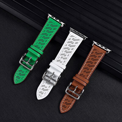 Good price Irregular Polka Dot Genuine Leather Strap · 38~49mm | OEM Available - Chinese Manufacturer SHX online