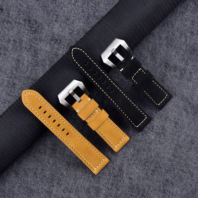 Good price Manufacturers 22mm Genuine Leather Watch Bands Strap for Replacement ap CODE 11.59 Fashion Watch Strap Band online