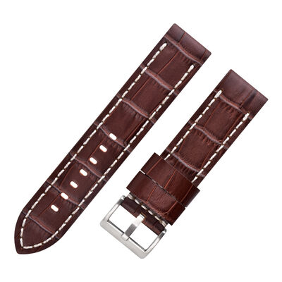 Good price 20/22/24 Fashion Luxury Leather Watch Strap First Layer of Calfskin Genuine Cowhide Leather Watch Band online