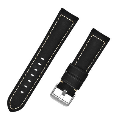 Good price 24MM Variable Handmade Sideline Lychee Leather Watch Strap Elastic Fashion for 's Highly Demanded Product online