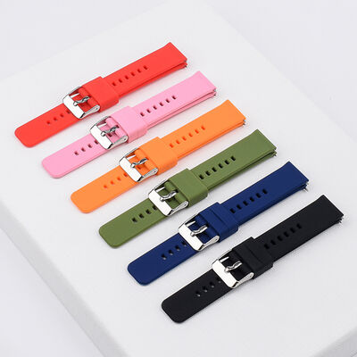 Good price Quick Release Waterproof Fashion Silicone Watch Band Rubber Watch Straps Wristband SHX-849 20mm 22mm Tang Buckle Fashion online