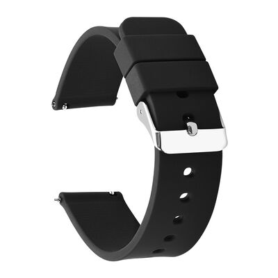 Good price Adjustable SHX Quick Release Silicone Rubber Watch Band Strap with Needle Buckle online