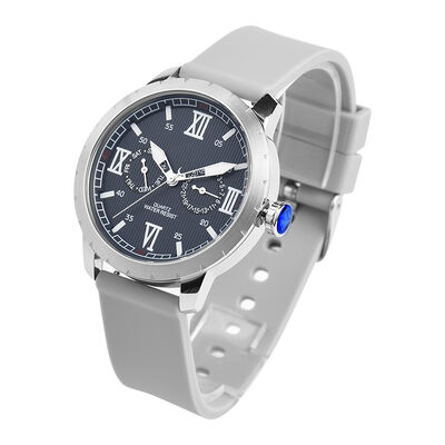 Good price 5ATM Water-Resistant Black/White Quartz Watch With Date Display online