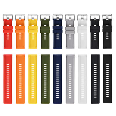 Good price Silicone Quick Release Watch Strap Watch Band Belt Rubber Soft Fashion 18mm 20mm 22mm 10 Pcs SHX Customer's Band LOGO online