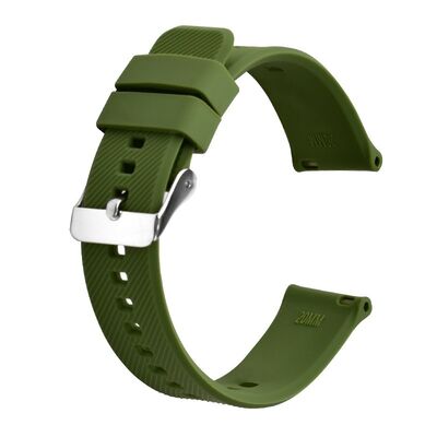 Good price 18mm 20mm 22mm Quick Release Watch Strap Soft Silicone Band Rubber Belt Pin buckle Clasp for Quick and Effortless Change online