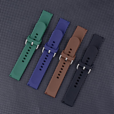 Good price 4 Colors Changeable Watch Strap for Fashionable 22mm Quick Release Smart Silicone Rubber Watch Band The Ultimate Choice online
