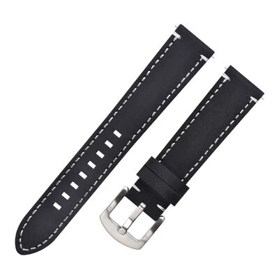 Good price Applicable Watch Breathable Watch Strap Handmade Crazy Horse Genuine Leather Watchband with Breathable Design online