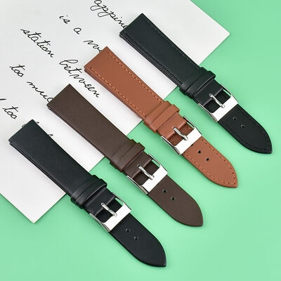 Good price Full Size Plain Pattern Calf Leather Watch Strap Band 10/12/14/16/18/20/22/24mm Fast Shipping with DHL Fedex UPS TNT Aramex online