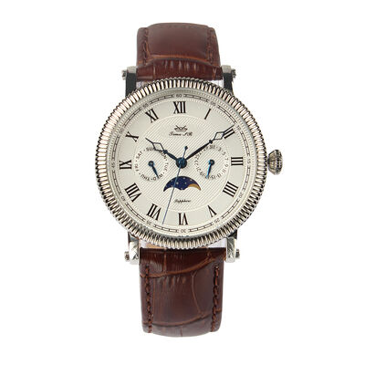 Good price European-style Sapphire Crystal Moon Phase Quartz Watch online