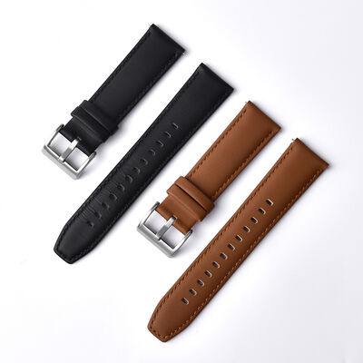Good price Italian Leather Watch Band Replacement Genuine Calf Leather Strap for Men's Sport Watches online