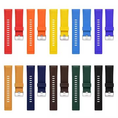 Good price 24mm Silicone Strap for Apple Watch Ultra 2 Series 9 8 7 6 5 4 IWatch The Perfect Combination of Style and Durability online