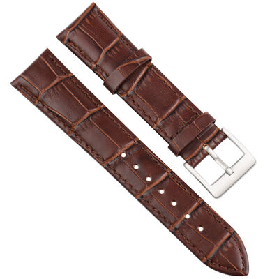 Good price Luxury SHX Saddle Full Grain Genuine Calf Leather Watch Strap Band Genuine Leather online