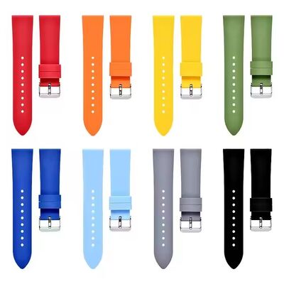 Good price 18/20/22/24mm Classic Silicone Smart Watch Strap for Apple Samsung Galaxy Iwatch Ultra 2 Clasp Type Pin buckle Waterproof online