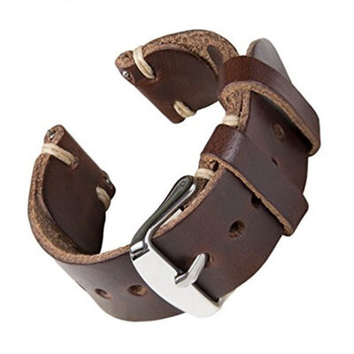 Good price Black/brown Vintage Italian Handcrafted Genuine Leather Strap online