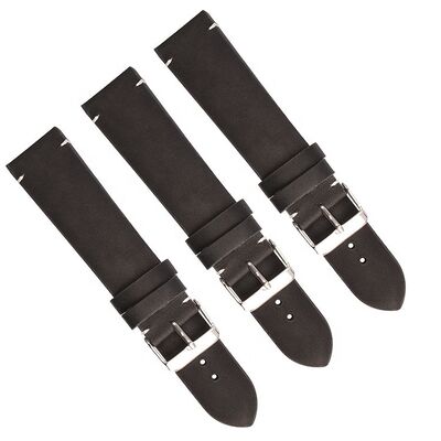 Good price 22mm Slim Handcrafted Genuine Leather Strap online