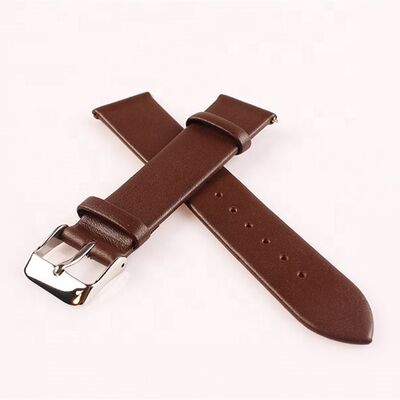 Good price Watch Accessories Soft 16mm/18mm/20mm/22mm/24mm Genuine Leather Watch Band Strap with Aramex Shipping online